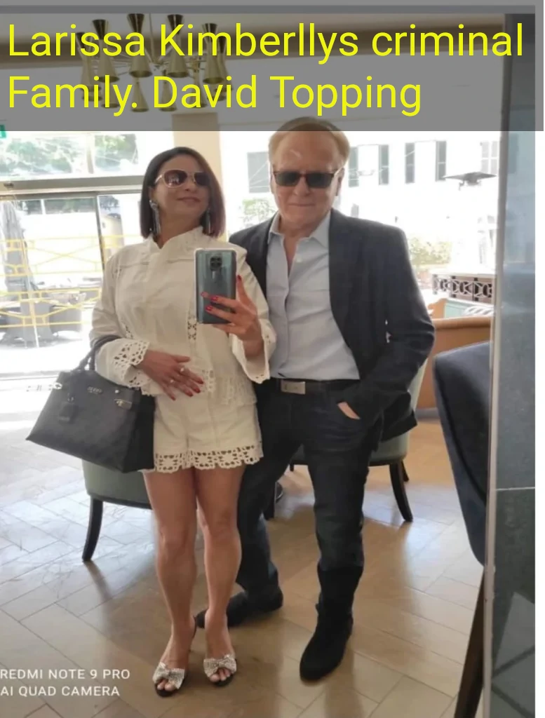 Larissa Kimberllys criminal family. David Topping and Miria Boisard the top scammers from Marbella