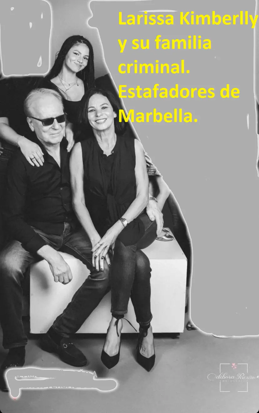 Larissa Kimberlly y su familia criminal. David Topping y Miria Boisard estafadores de Marbella