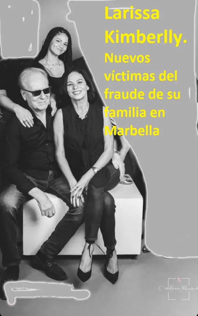 Larissa Kimberlly nuevas víctimas del fraude de su familia en Marbella. David Topping y Mria Boisard